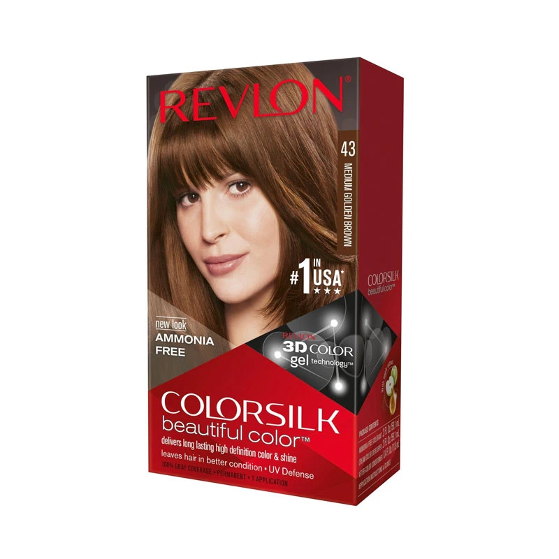 Revlon Colorsilk Hair Color 43 Medium Golden Brown