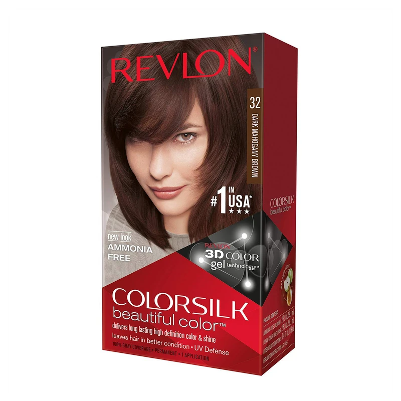 Revlon Colorsilk Beautiful Color 32 Dark Mahogany Brown